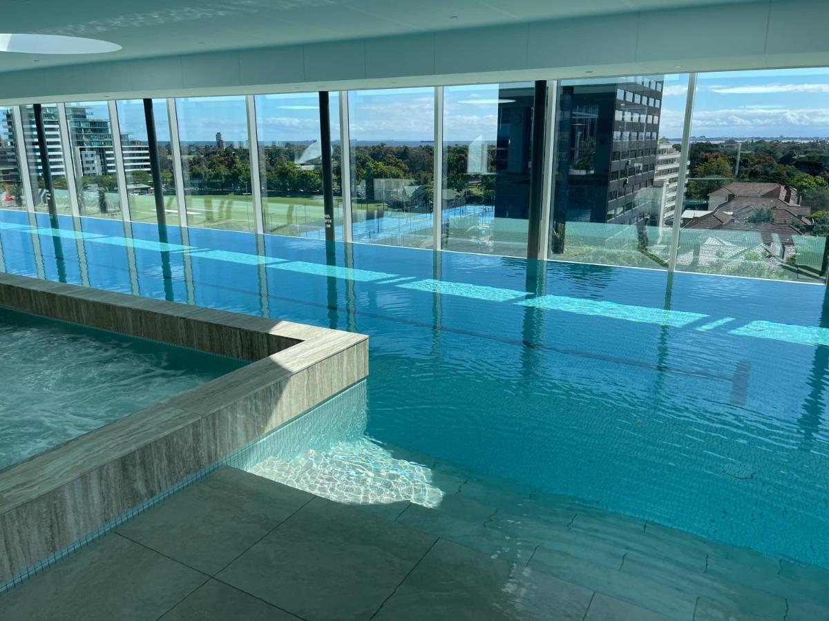 The Fawkner Apartment Bay-View Pool/Gym Free Parking Melbourne Buitenkant foto