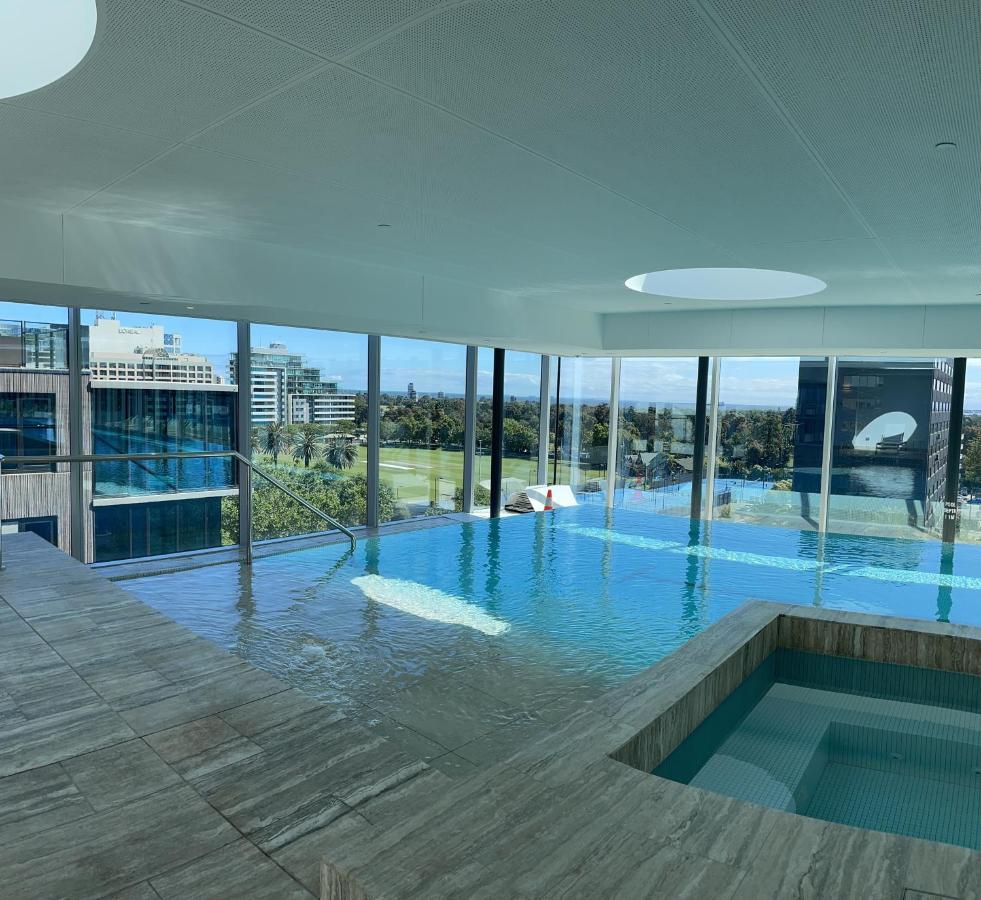 The Fawkner Apartment Bay-View Pool/Gym Free Parking Melbourne Buitenkant foto